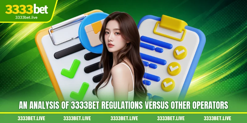 An analysis of 3333BET regulations versus other operators