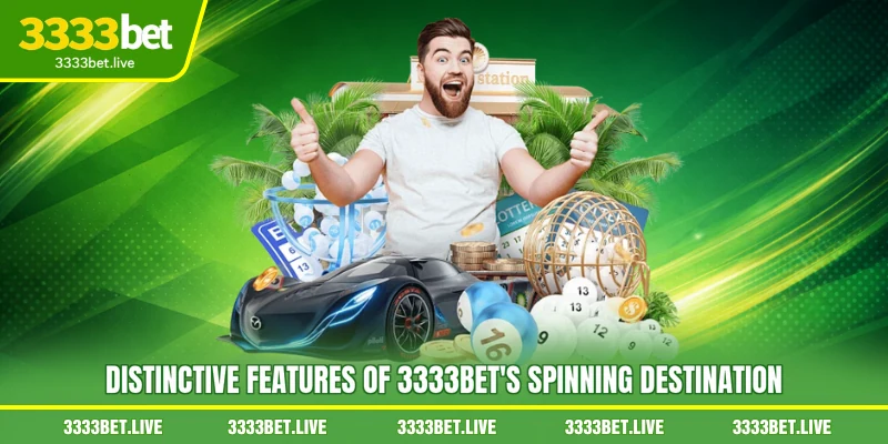 Distinctive features of 3333BET's spinning destination