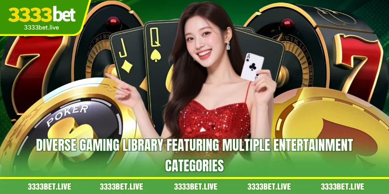 Diverse gaming library featuring multiple entertainment categories