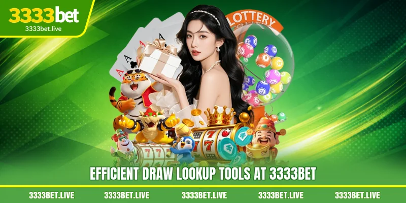 Efficient draw lookup tools at 3333BET