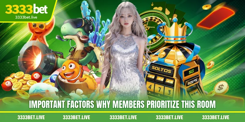 Important factors why members prioritize this room