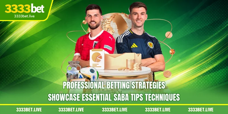 Professional betting strategies showcase essential Saba Tips techniques