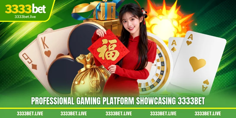 Professional gaming platform showcasing 3333BET