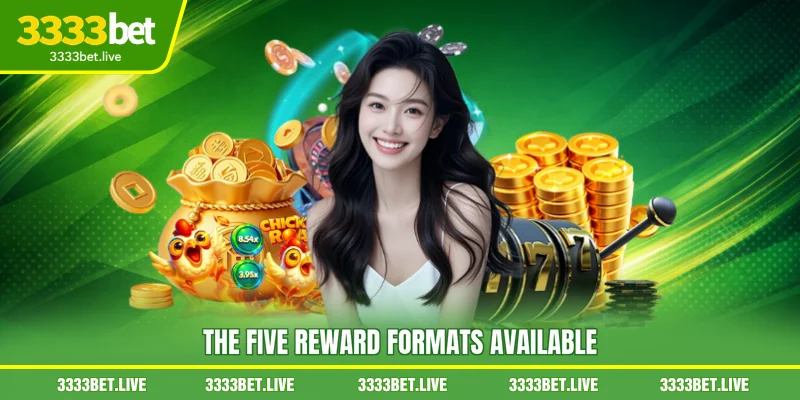 The Five Reward Formats Available