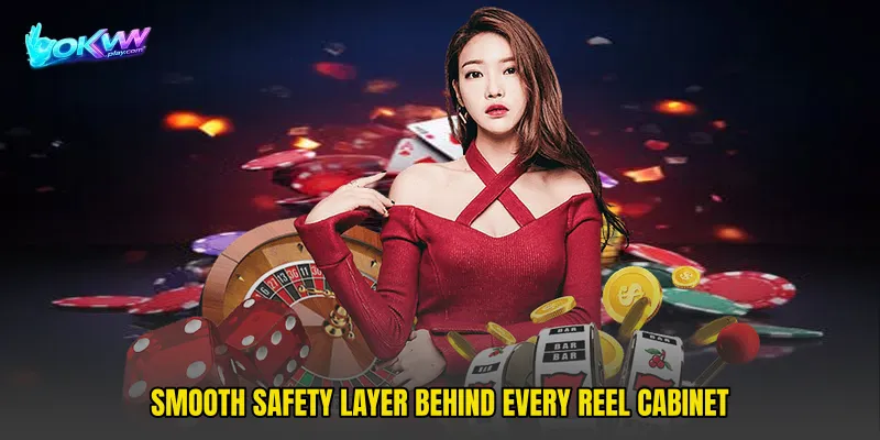 Smooth safety layer behind every reel cabinet