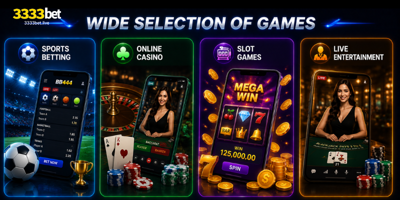 Wide Selection of Games